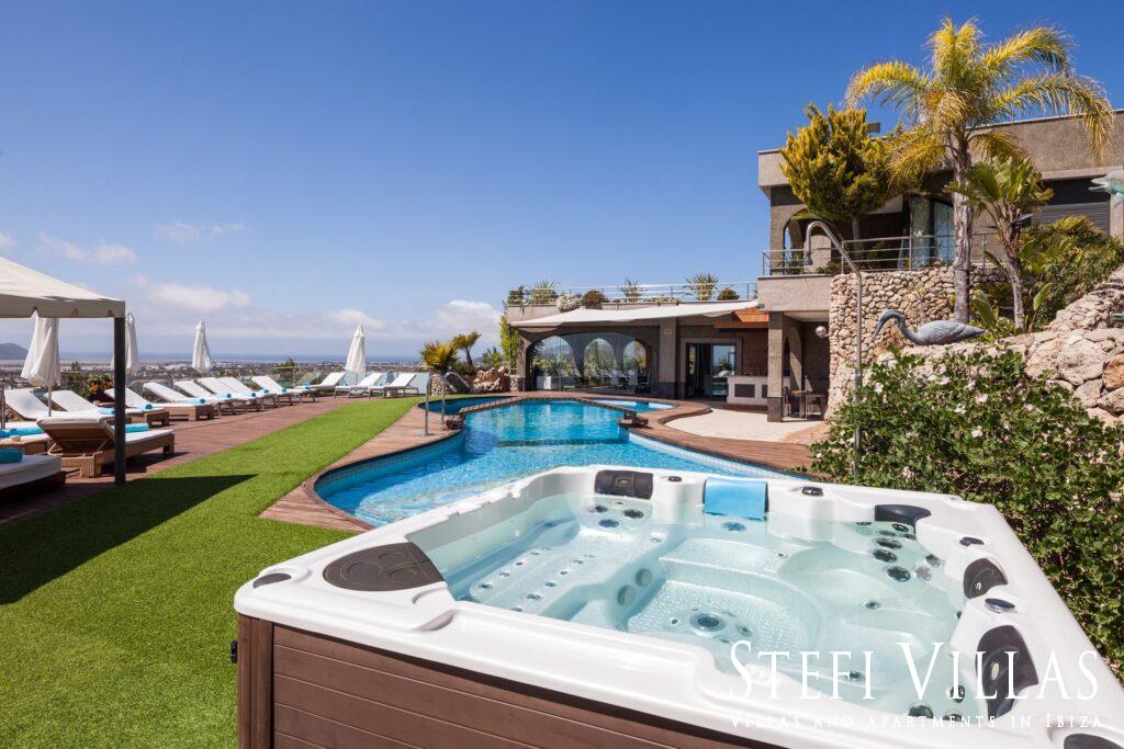 Luxury villa sea views Sa Carroca, Ibiza