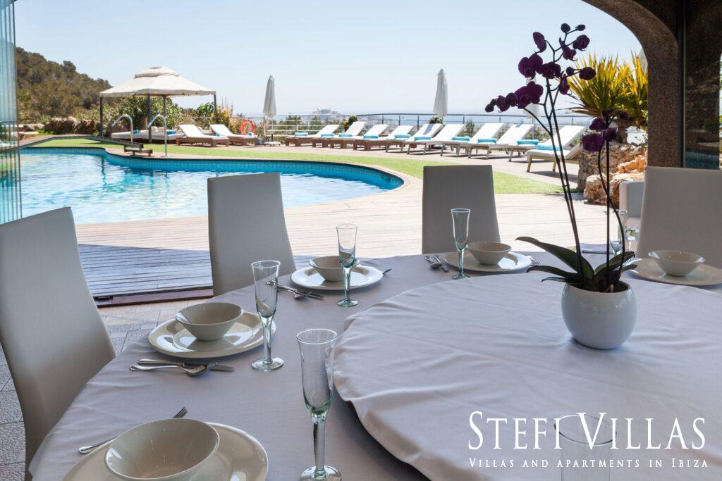 Luxury villa sea views Sa Carroca, Ibiza