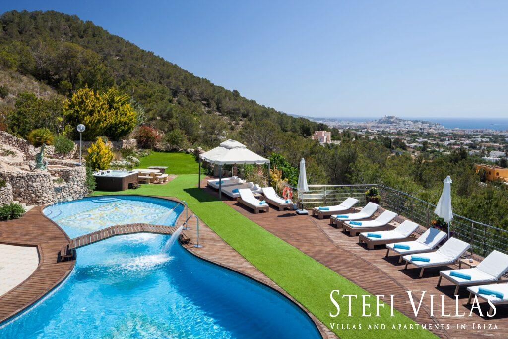 Luxury villa sea views Sa Carroca, Ibiza
