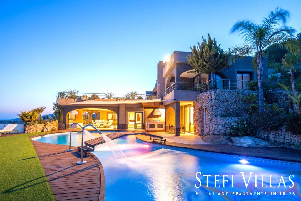 Luxury villa sea views Sa Carroca, Ibiza
