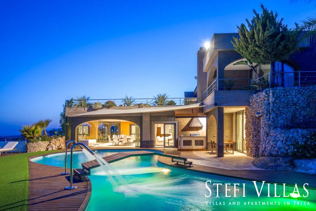 Luxury villa sea views Sa Carroca, Ibiza