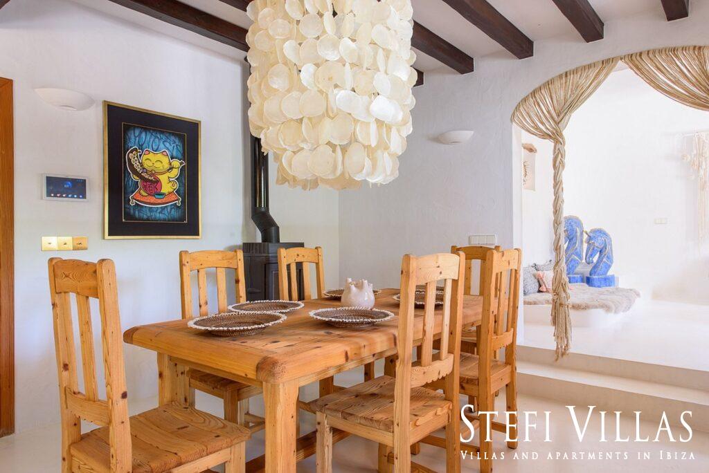 Villa located north of Ibiza 4 km from Benirras beach