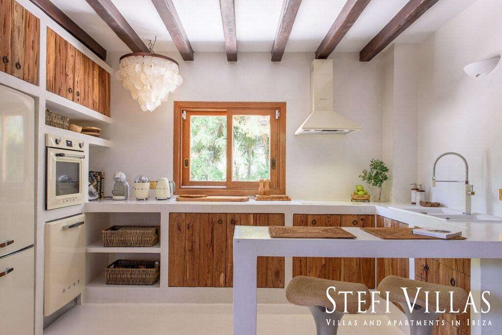 Villa located north of Ibiza 4 km from Benirras beach