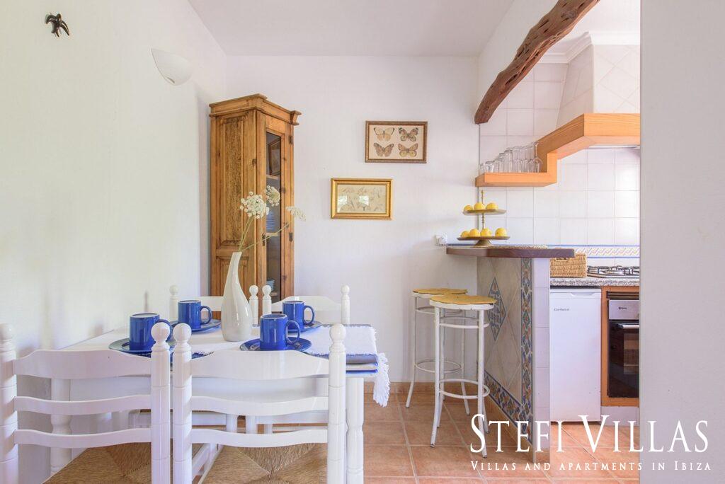 Villa located north of Ibiza 4 km from Benirras beach