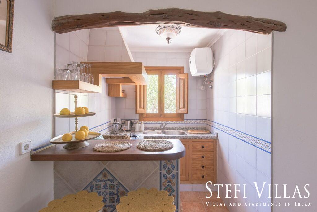 Villa located north of Ibiza 4 km from Benirras beach